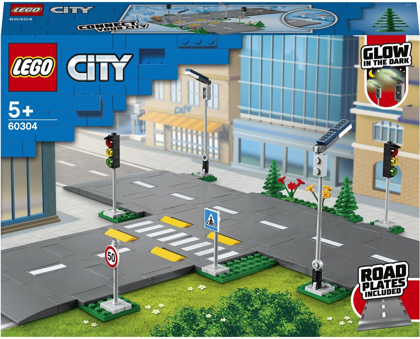 Конструктор LEGO City Town 60304 Дорожные пластины