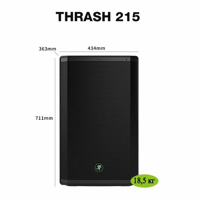 RunningMan THRASH 215 Серия THRASH - мощные активные колонки для выступлений рок-групп