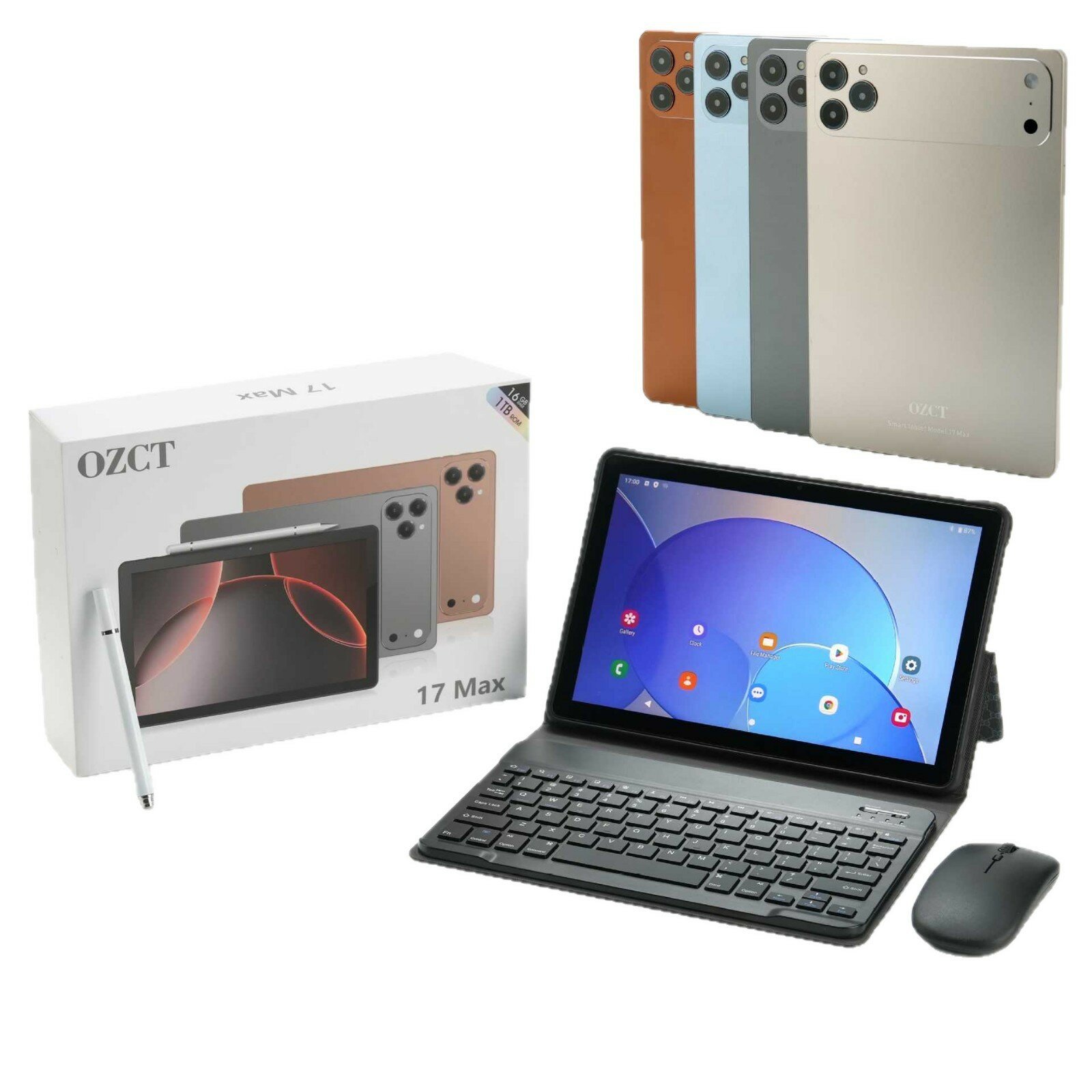 Планшет "OZCT 17 MAX" , Android 15 , 10.1 дюймов, 4ГБ RAM, 64ГБ ROM, 10000mAh — фото 1