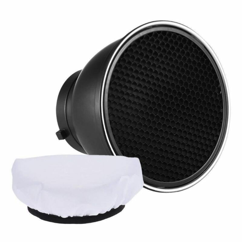 (1 шт.) 7-дюймовая вспышка Baorongkou fill light standard cover-стандартная крышка с сотовым рассеивателем