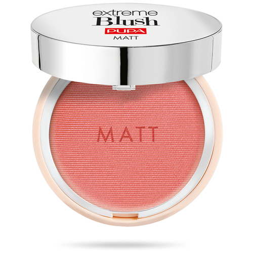 Матовые компактные румяна для лица Pupa Extreme Blush Matt т.001 Романтичный розовый 4 г