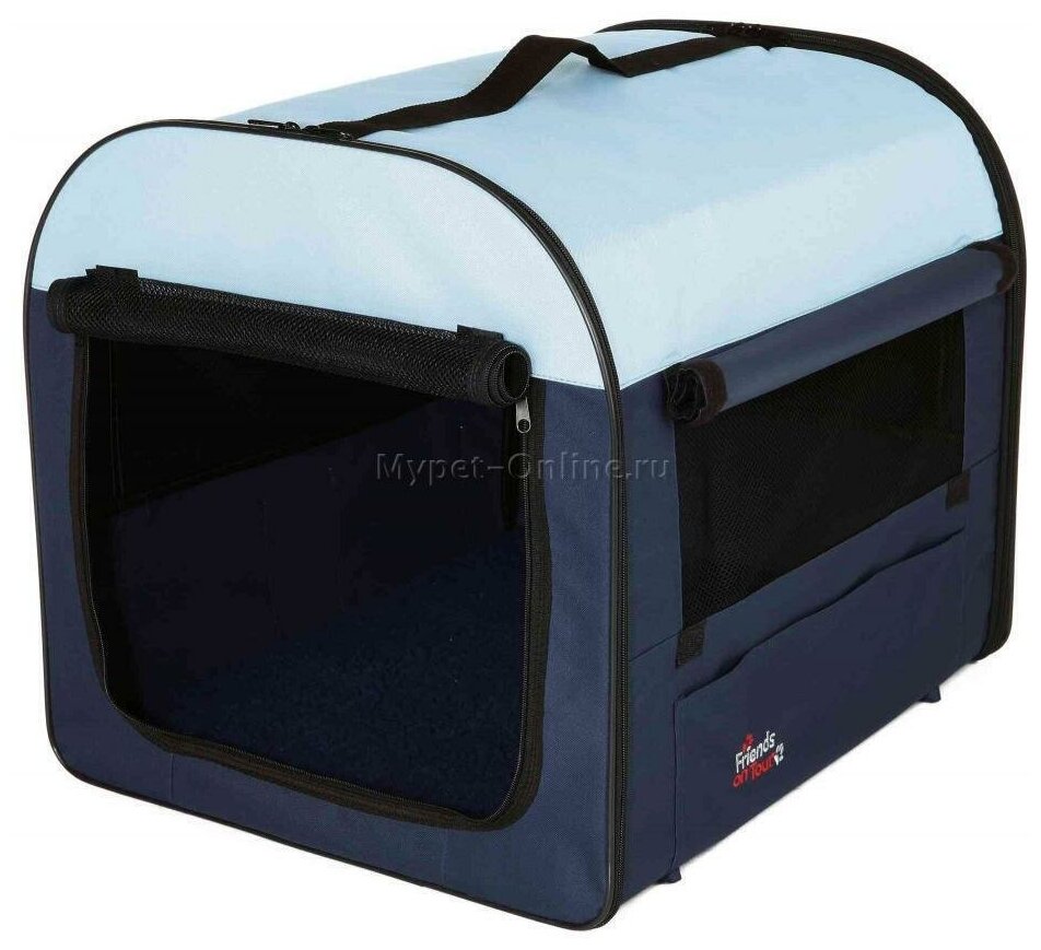 Транспортная будка для собак и кошек Trixie Kennel, размер XS-S, размер 40х40х55см.