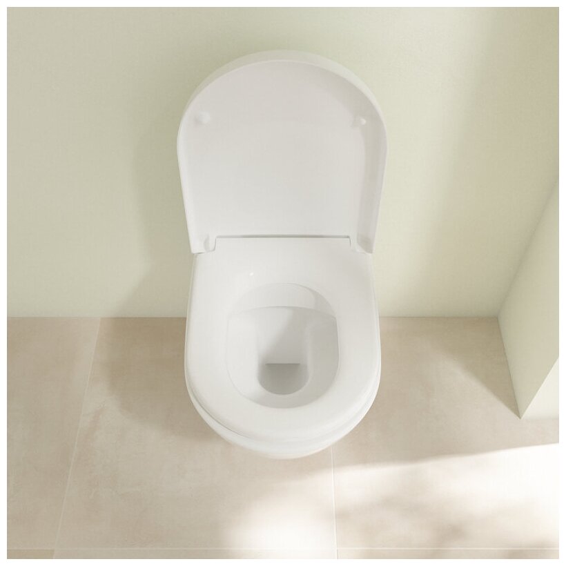 Унитаз подвесной Villeroy & Boch Subway 2.0 5614 R0R1 alpin - фото №12