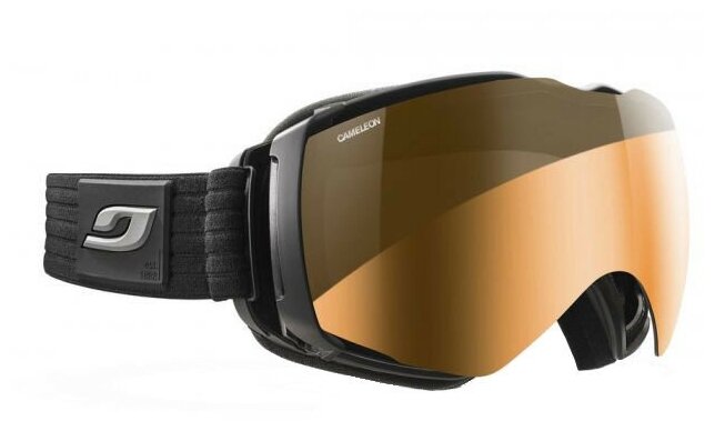 Очки горнолыжные Julbo 2022-23 Aerospace Black/Reactiv 2-4 Polarized Flash Silver (US:XL)