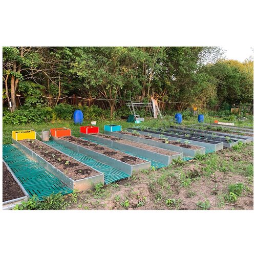 Грядка оцинкованная Секрет-дачника 0,7 х 6 х 0,2