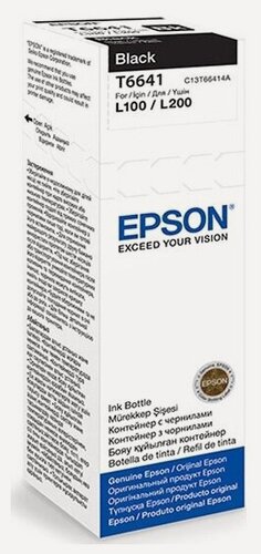 Изображение товара Контейнер с черными чернилами Epson C13T66414A для L100/L200