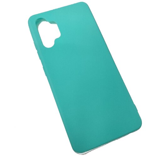фото Силиконовый чехол для samsung galaxy a32 4g / самсунг а32 4 джи бирюзовый цвет shok365