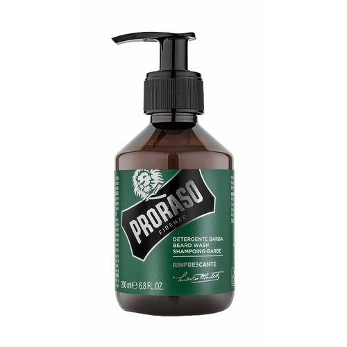 Освежающий шампунь для бороды Proraso Refreshing Beard Wash 200 млгр 3706₽