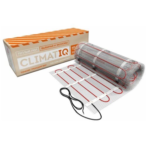 Нагревательный мат, CLIMATIQ, MAT 150 Вт/м2, 1 м2, 200х50 см, длина кабеля 2 м