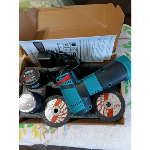 Мини - болгарка беспроводная 12вольт 75мм 340000₽