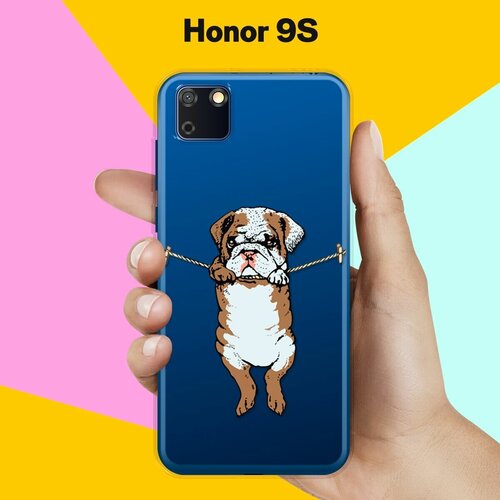 Силиконовый чехол Бульдог на Honor 9S силиконовый чехол волна на honor 9s