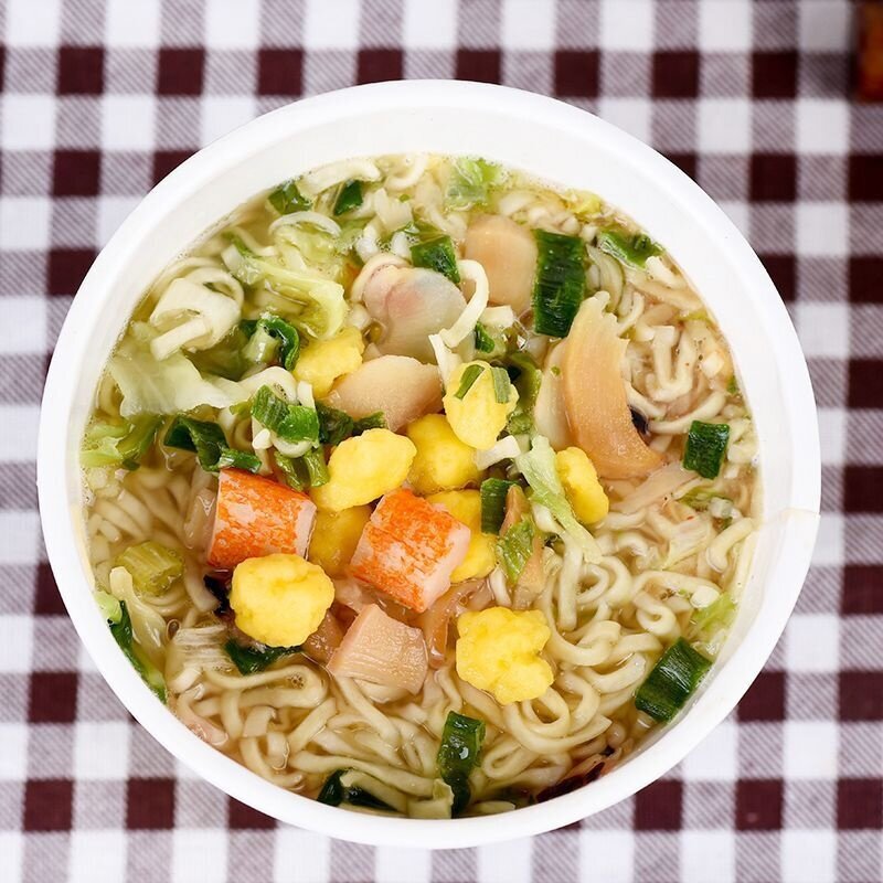 NISSIN Лапша Cup Noodles со вкусом морепродуктов сублимированная, 108 гр - фотография № 7