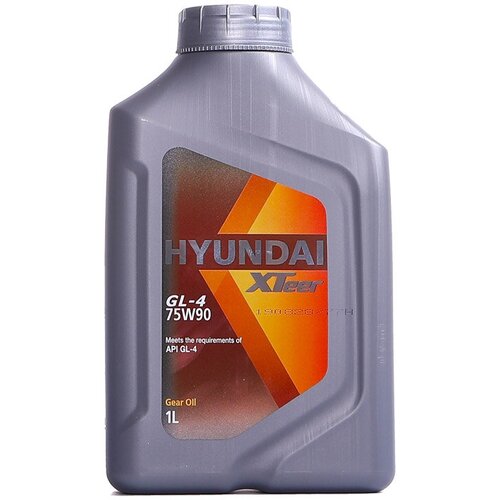 HYUNDAI XTeer Gear Oil-4 75W90, 1 л, API GL-4, Трансмиссионное масло универсальное