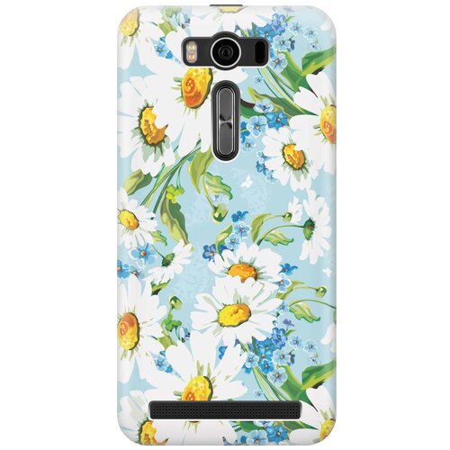 фото Cиликоновый чехол на asus zenfone 2 lazer (ze500kl) / асус зенфон 2 лазер (зе500кл) с принтом "поле ромашек" gosso