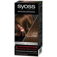 Syoss Color Стойкая крем-краска для волос, 5-8 Ореховый светло-каштановый, 115 мл
