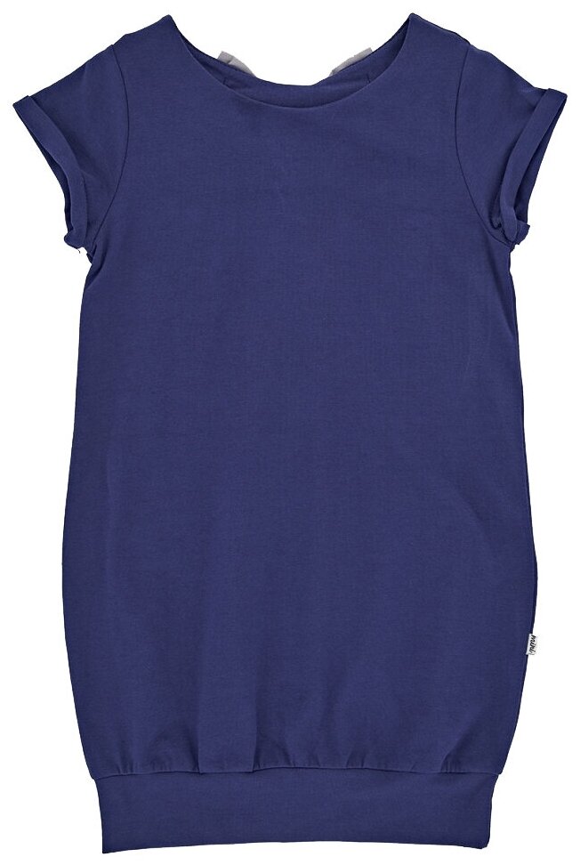 Платье для девочек Mini Maxi модель 0633 цвет синий/серый размер 122