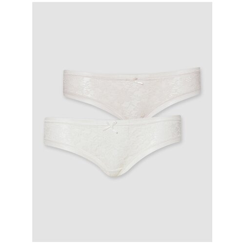 фото Твое набор трусов шорты низкой посадки, 2 шт., размер xs, розовый