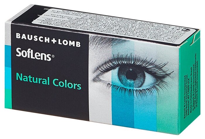 SofLens Natural Colors (2 линзы) (-4.00/Бирюзовый (Aquamarine)/8.7)