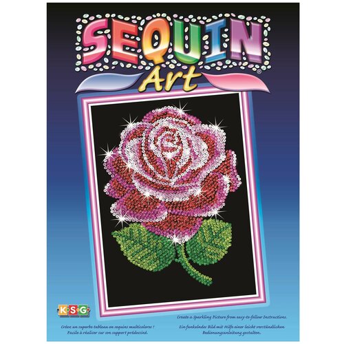 KSG Мозаика из блесток Роза (1001)