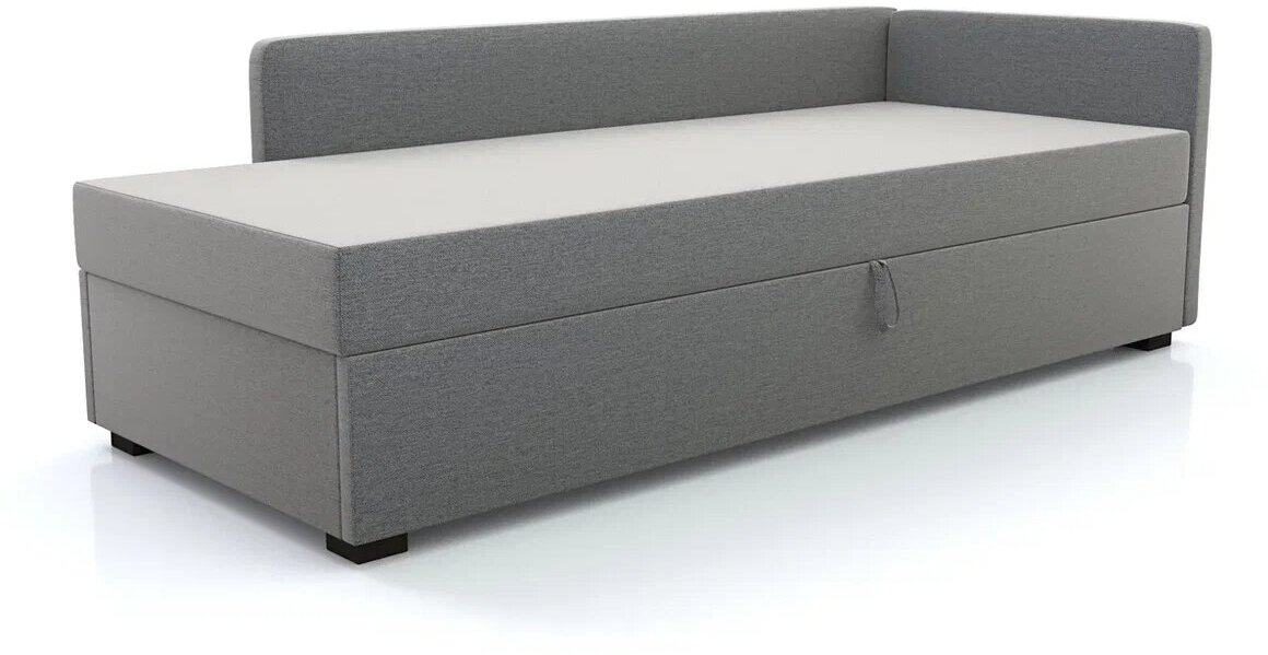 Кушетка диван Soft Element Вена Textile Grey, рогожка, с ящиком для хранения, софа, тахта