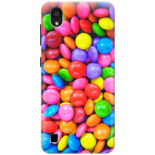 фото Re:pa накладка transparent для zte blade a5 (2019) с принтом "цветные драже"