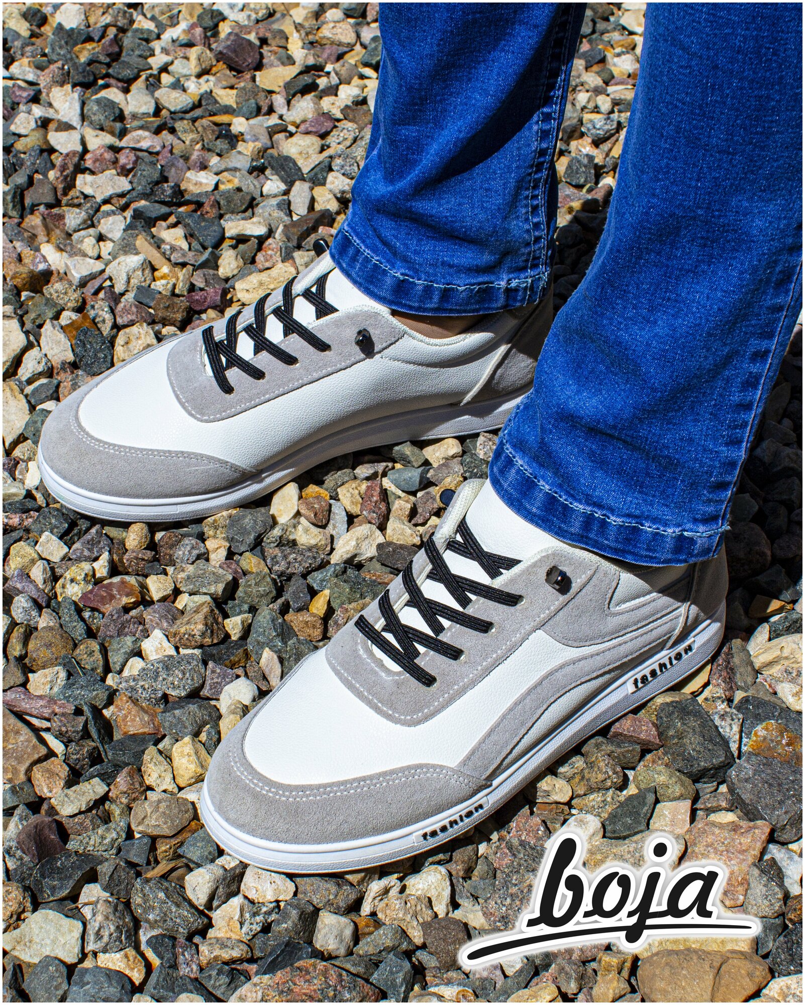 Шнурки для обуви BOJA (LUX), эластичные, плоские - фотография № 5