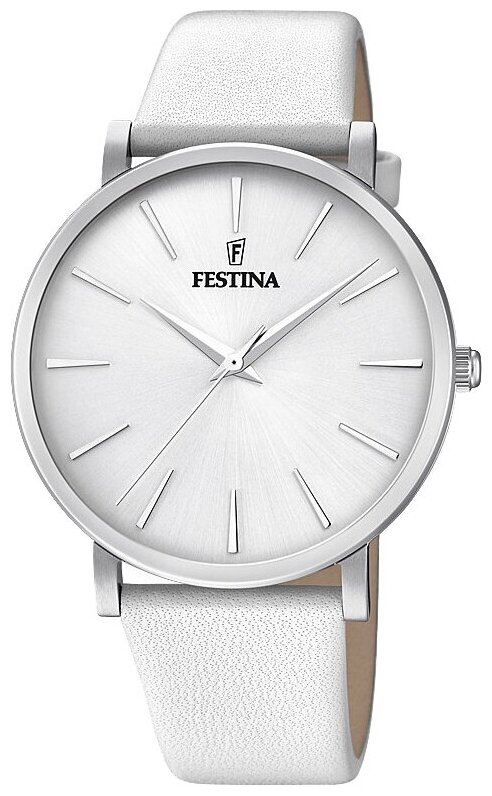 Наручные часы FESTINA Boyfriend, белый, серебряный