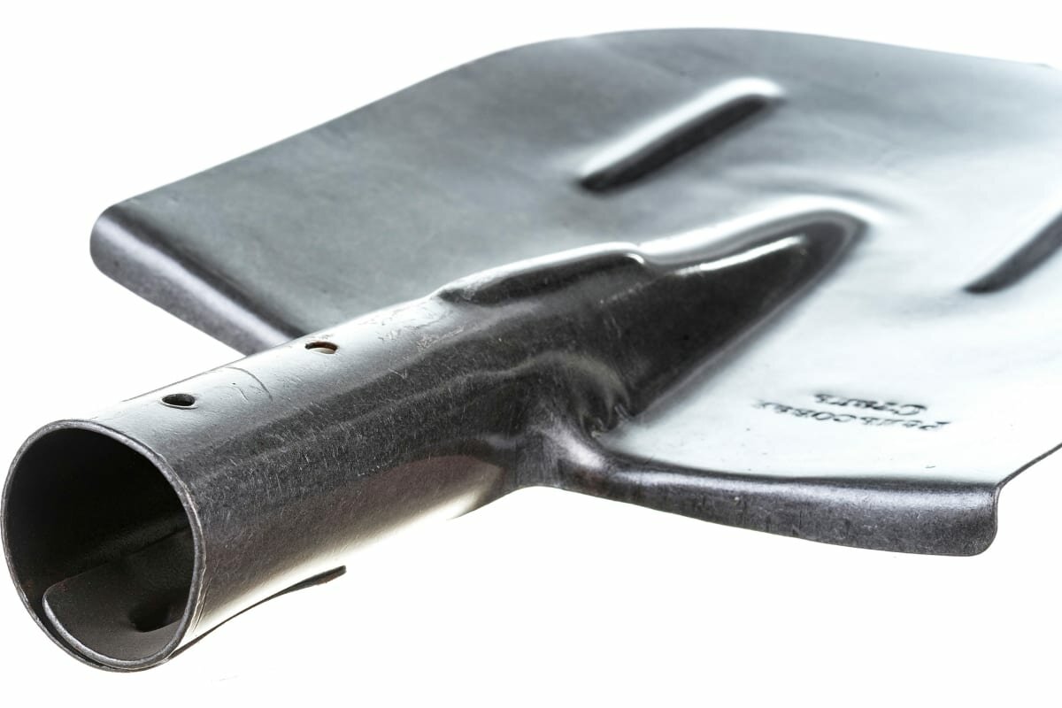 Штыковая лопата Zolder, без черенка, остроконечная, рельсовая сталь