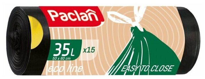 Мешки для мусора Paclan Eco Line (15 шт.)