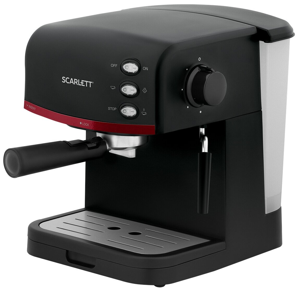 Кофеварка SCARLETT SC-CM33017, эспрессо, черный - фото №1