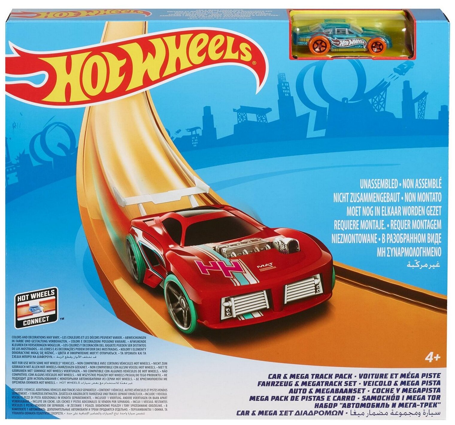 Набор игровой Hot Wheels Конструктор трасс Мега трек FTL69