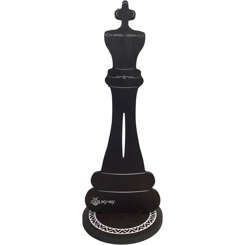 Шахматная фигура гигантская про: король, 91 см (черный)
