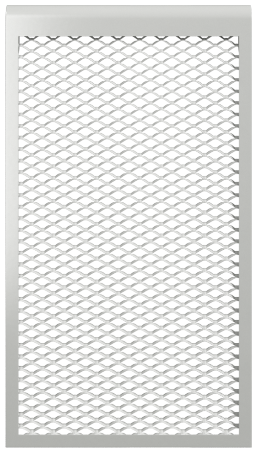 4 ДМЭР Решетка радиаторная 390x610 мм (металл, белая) Упаковка (10 шт.) ERA - фото №3