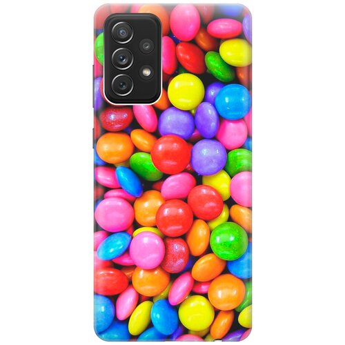 фото Re:pa накладка transparent для samsung galaxy a72 с принтом "цветные драже"