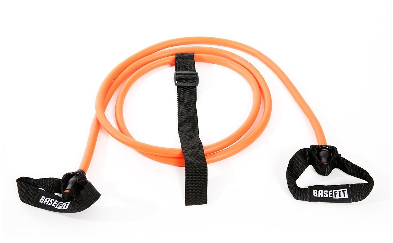 Эспандер лыжника-пловца BASEFIT ES-901 8х12х2200 мм 3 кг оранжевый