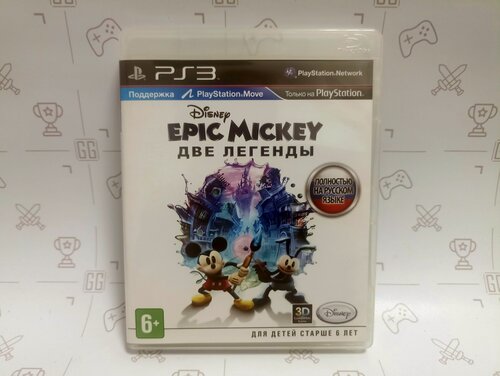 Изображение товара Epic Mickey Две Легенды (PS3, RU, Move)