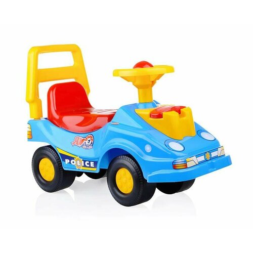 автомобиль для прогулок голубо желтый Толокар ТехноК Автомобиль для прогулок, голубой (2490)