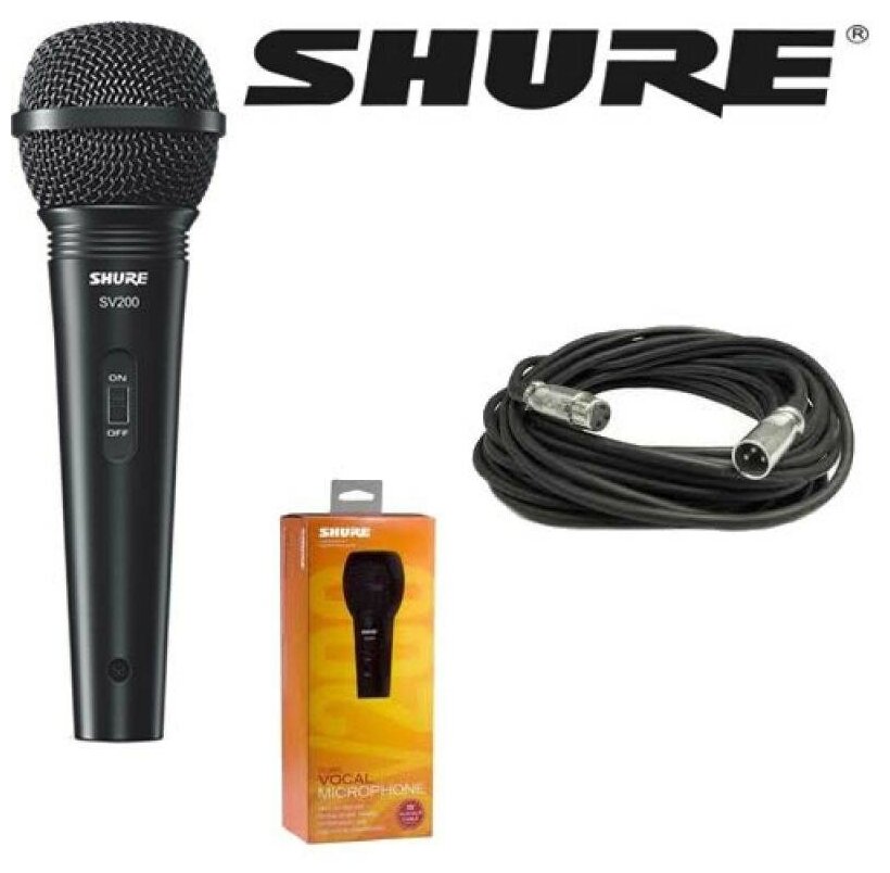 Микрофон Shure , черный Noname - фото №4