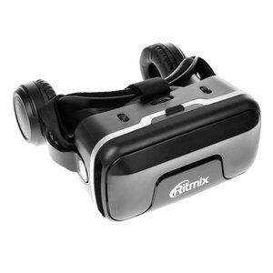 Очки виртуальной реальности RVR-400, jack 3.5 мм, ширина смартфона до 80 мм, чёрные
