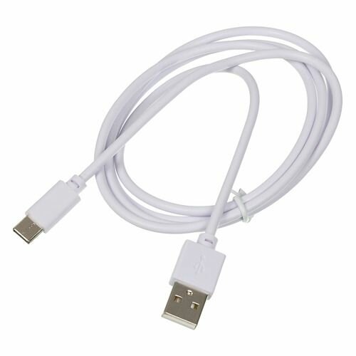 Кабель Digma USB Type-C (m) - USB (m), 1.2м, 2A, белый [type-c-1.2m-wh]