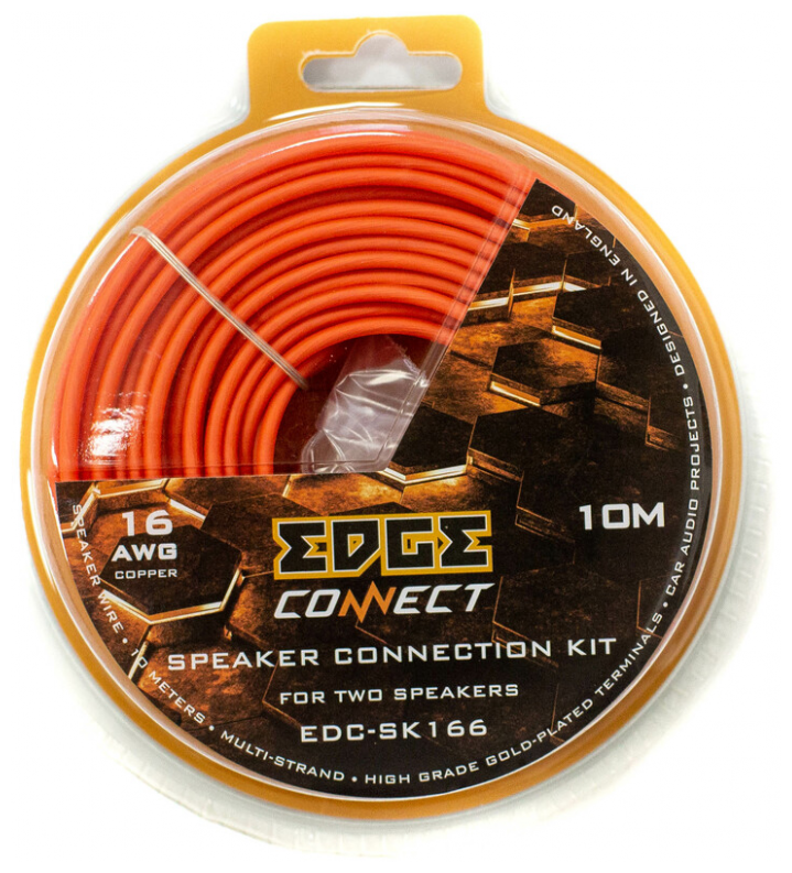 Набор проводов EDGE EDC-SK166 ССА 16GA 10M для установки акустики
