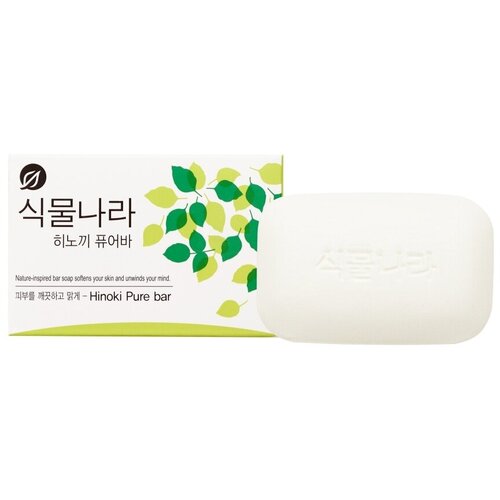 Туалетное мыло с экстрактом японского кипариса LION Botanic Nation Hinoki Pure bar 108g