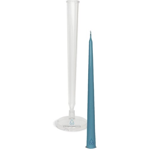 Пластиковая форма для изготовления свечей конус, d3х36см форма для изготовления свечей пластиковая цилиндр