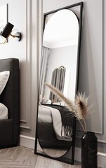 Зеркало дизайнерское интерьерное настенное в металлической раме 170*60 для прихожей ванной офиса студии