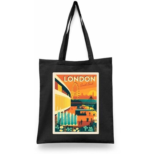 фото Сумка шоппер каждому своё, черный