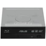 Оптический привод Blu-Ray RE ASUS BW-16D1HT/BLK/G/AS, внутренний, SATA, черный, Ret - изображение