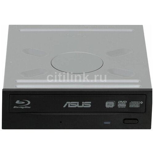 Оптический привод Blu-Ray RE ASUS BW-16D1HT/BLK/G/AS, внутренний, SATA, черный, Ret привод blu ray asus bc 12d2ht черный sata