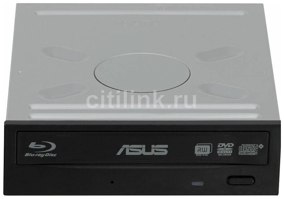 Оптический привод Blu-Ray RE ASUS BW-16D1HT/BLK/G/AS внутренний SATA черный Ret