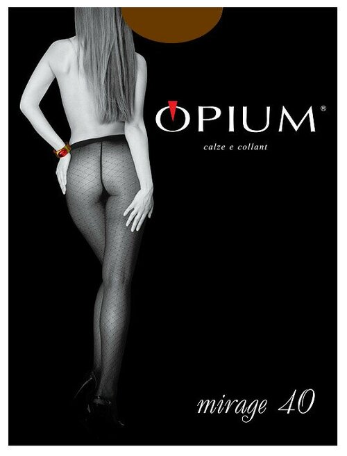 Колготки  Opium Mirage, 40 den, размер 3, коричневый