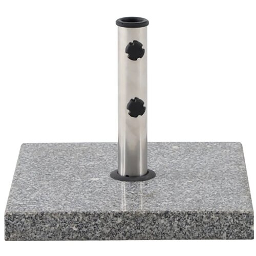 Подставка под садовый зонт 45x55x45 см гранит цвет тёмно-серый для комфортного отдыха на свежем воздухе можно использовать на приусадебном участк 24300₽